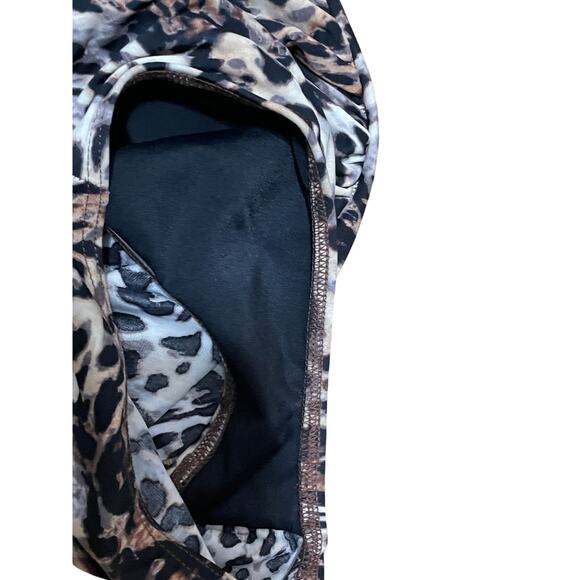 Miraclesuit Women's 12 Fur Realz Siren‎ Leopard Animal Print One Piece Swimsuit - Picture 3 of 6